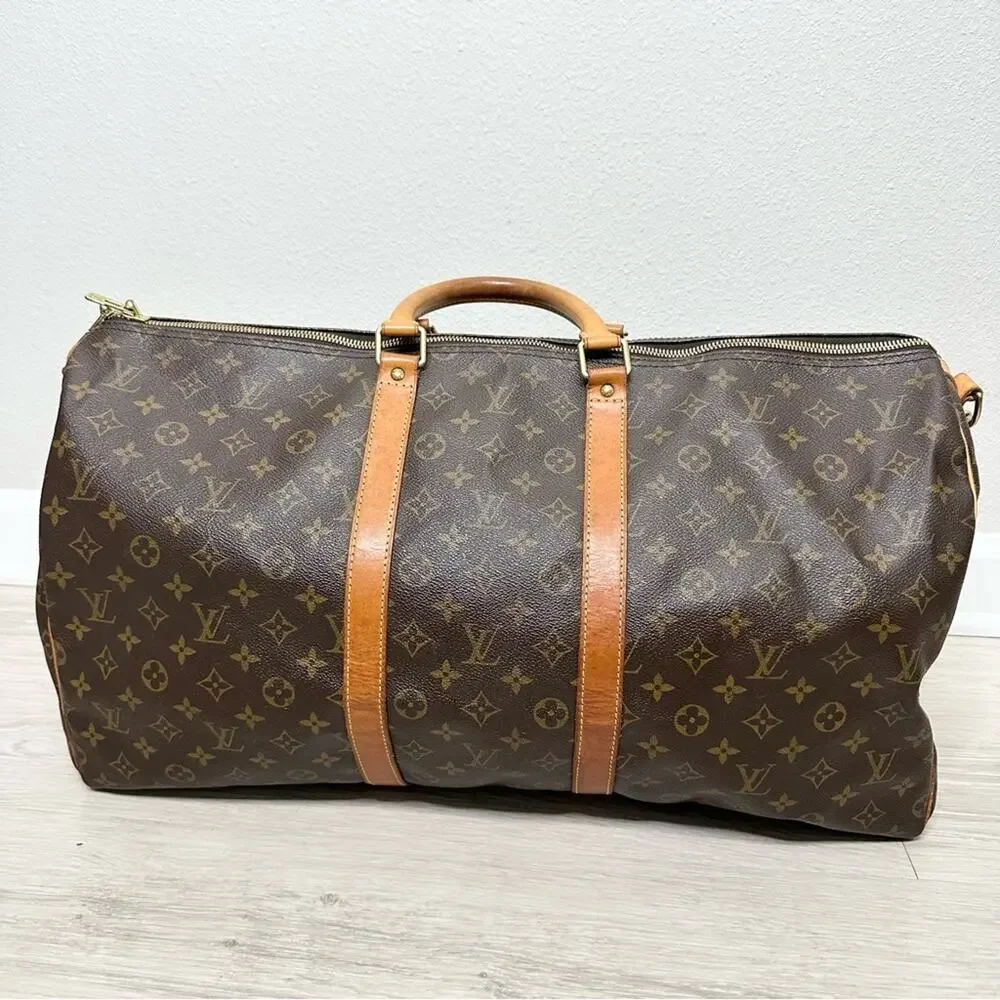 Louis Vuitton Keepall Bandoulière 55 Monogram Duffel Travel Bag - Picture 2 of 15
